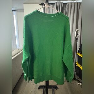Aerie Vibrant Green Oversized Sweater